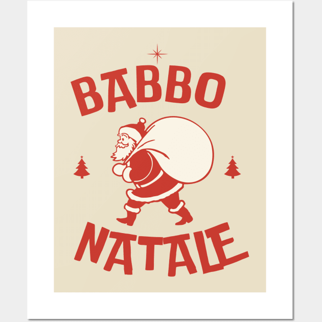 Babbo Natale Italian Santa Clause Wall Art by rock-052@hotmail.com